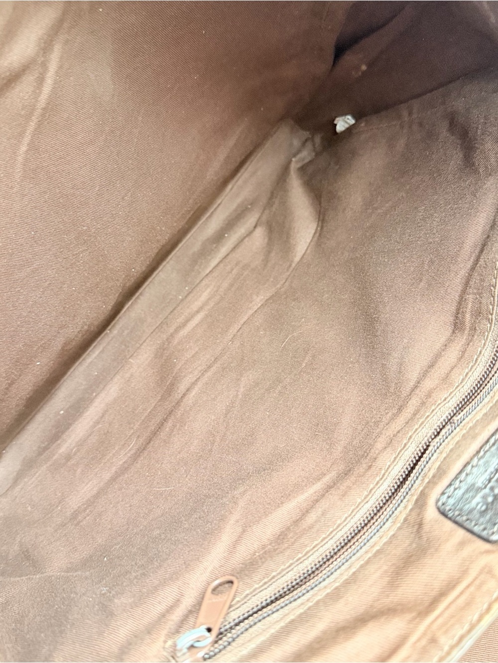 Marks & Spencer Brown Leather Messenger Bag - Classic Travel Crossbody - Picture 8 of 9